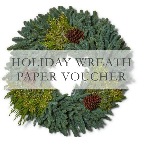 Holiday Wreath Paper Voucher